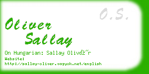 oliver sallay business card